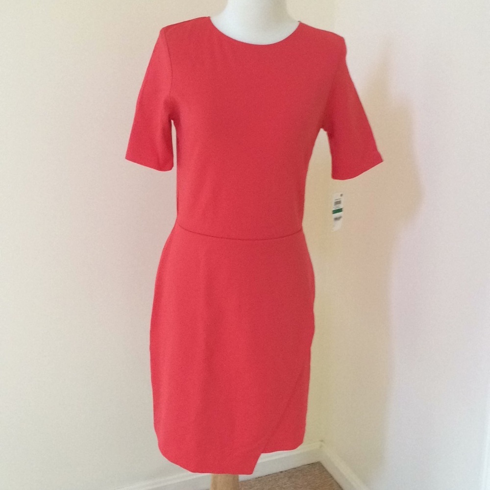 NWT! BAR lll size L hibiscus bloom short sleeve dress